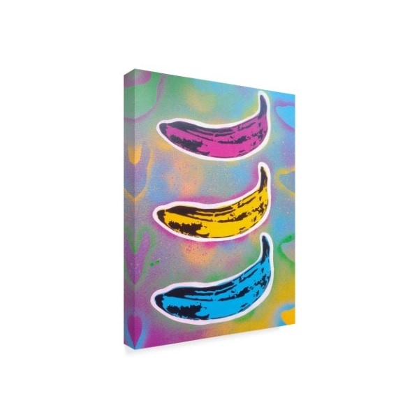 Abstract Graffiti 'Banana Goes Pop' Canvas Art,18x24